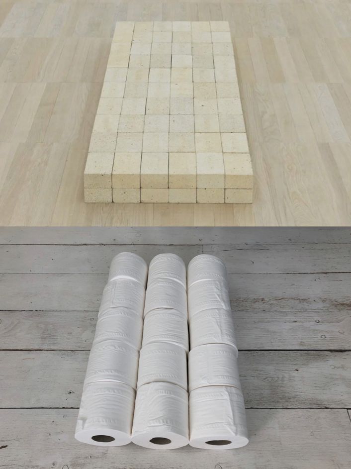 loo rolls carl andre_sm